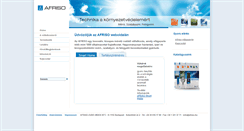 Desktop Screenshot of afriso.hu