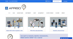 Desktop Screenshot of afriso.cz
